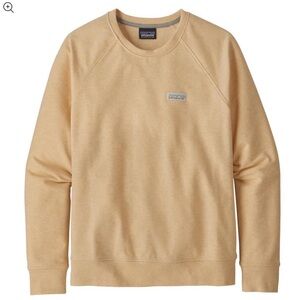 🏕️Patagonia Landscape Light Yellow Organic Cotton Pullover Crewneck Sweater M